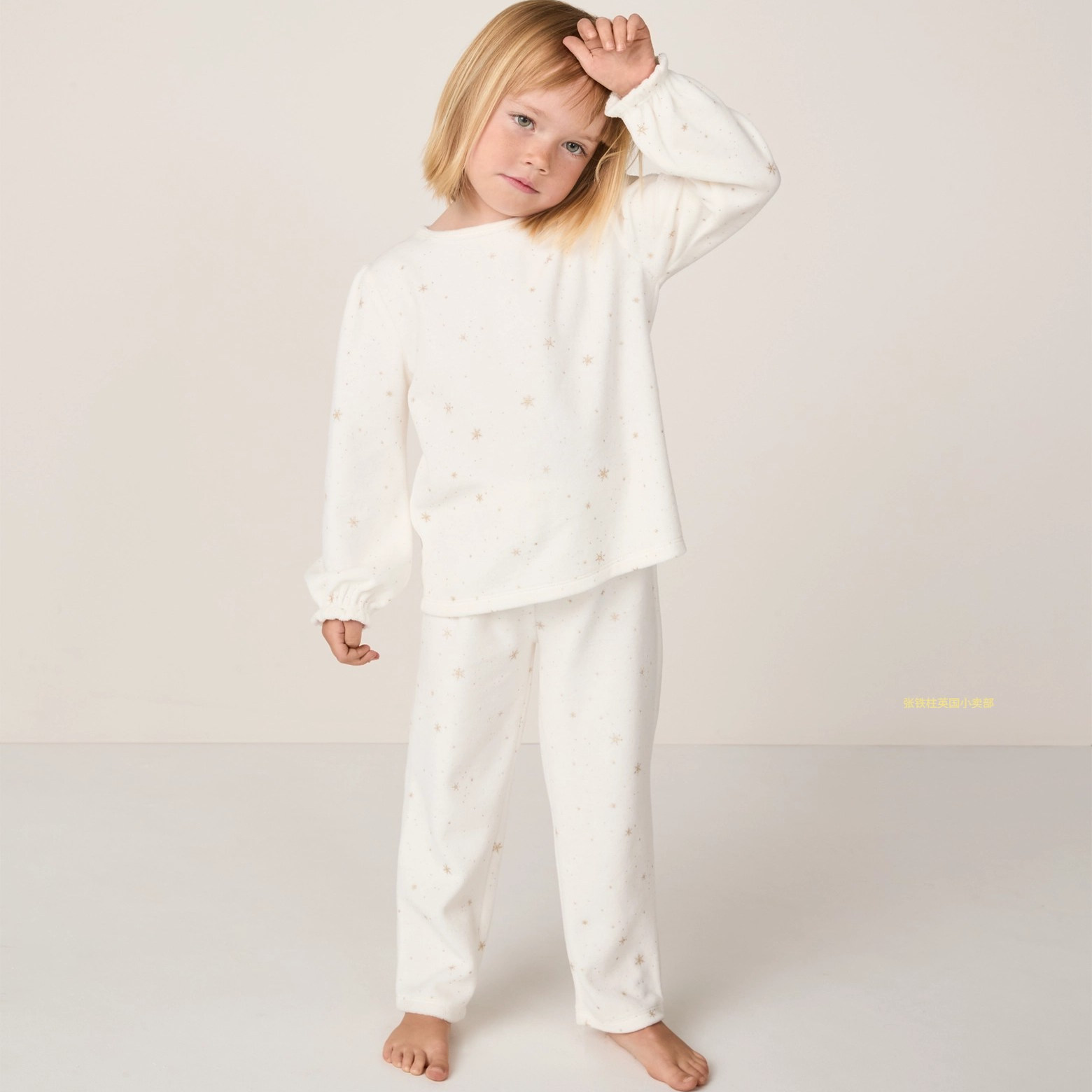 The White Company英国代购女童有机棉睡衣套装2-12岁柔软四季