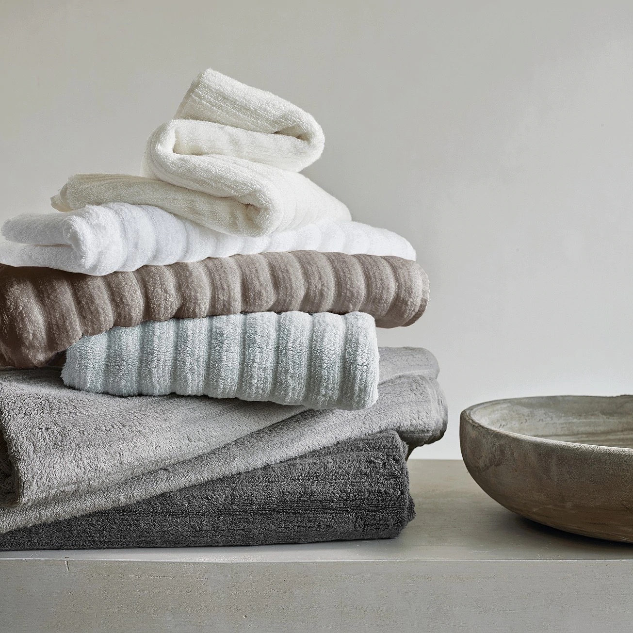 现货thewhitecompany纯棉毛巾