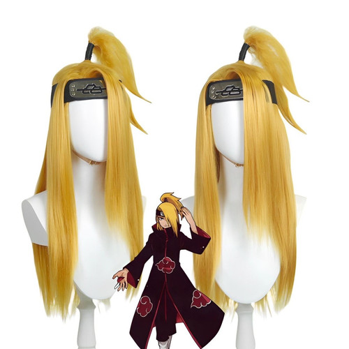 动漫假发火影忍者迪达拉假发银魂来岛又子金黄色cosplay假发现货