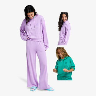 宽松廓形刺绣logo经典 超柔莫代尔 春季 薄款 纯色连帽卫衣2色有大码