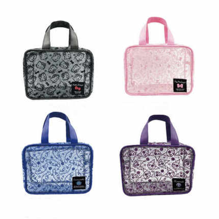 美乐蒂玉桂狗卡通网纱植绒便携手提游泳包化妆包化妆袋洗漱包