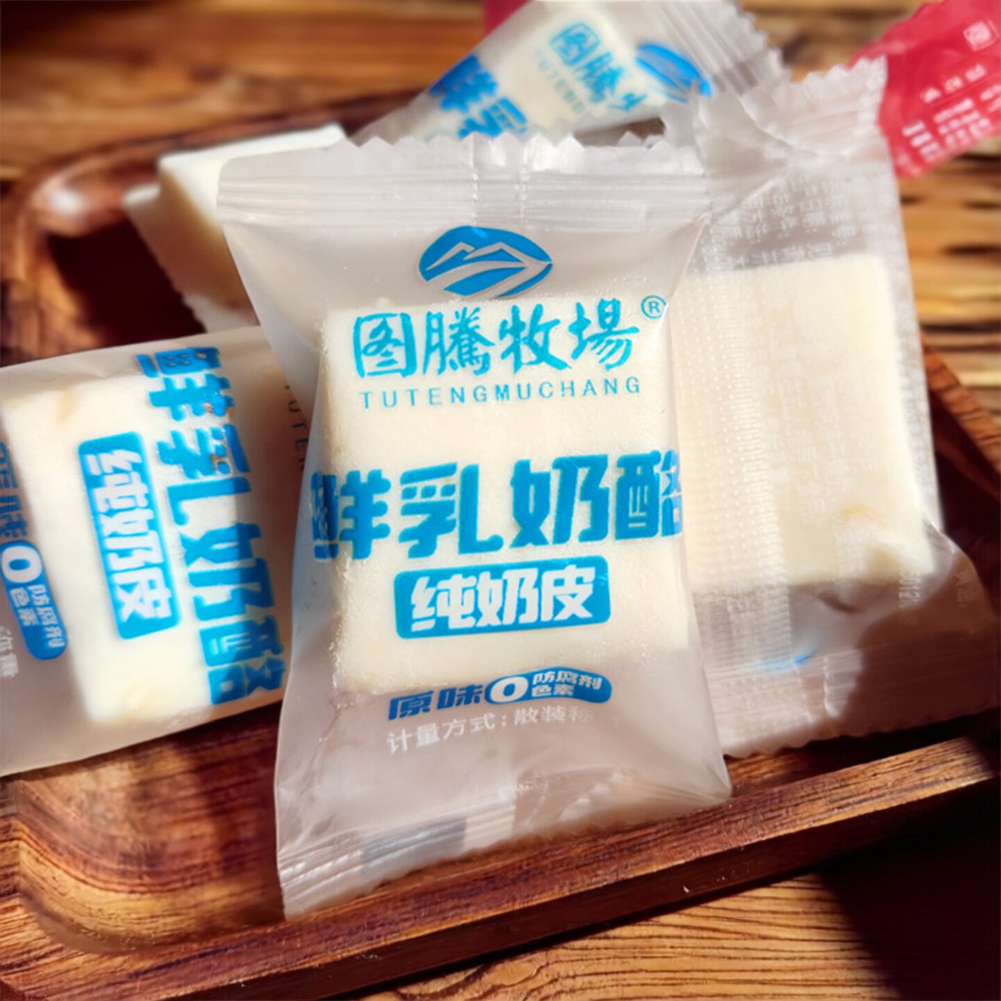 配料简单图腾牧场纯奶皮鲜乳奶酪块内蒙古特产儿童成人休闲零食