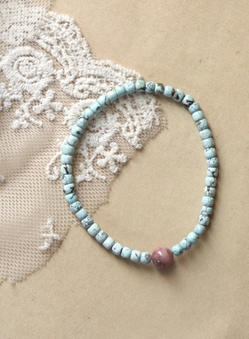 望远山而前行-绿松石手串