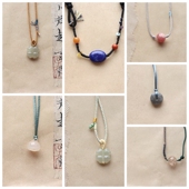 孤品项链合集 天然水晶项链女小众原创设计轻奢高级新中式