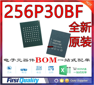 全新原裝 PC28F256P30BFE 存儲器 256Mb 絲印256P30BF 貼片BGA64