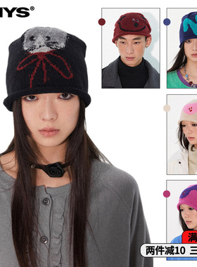 物理少年「秋游动物园」可爱愉悦动物图案可调节多色帽子