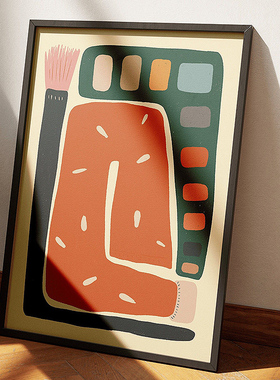 简约画框8开4开32寸16寸20寸24寸A3装裱海报实木拼图定制相框挂墙