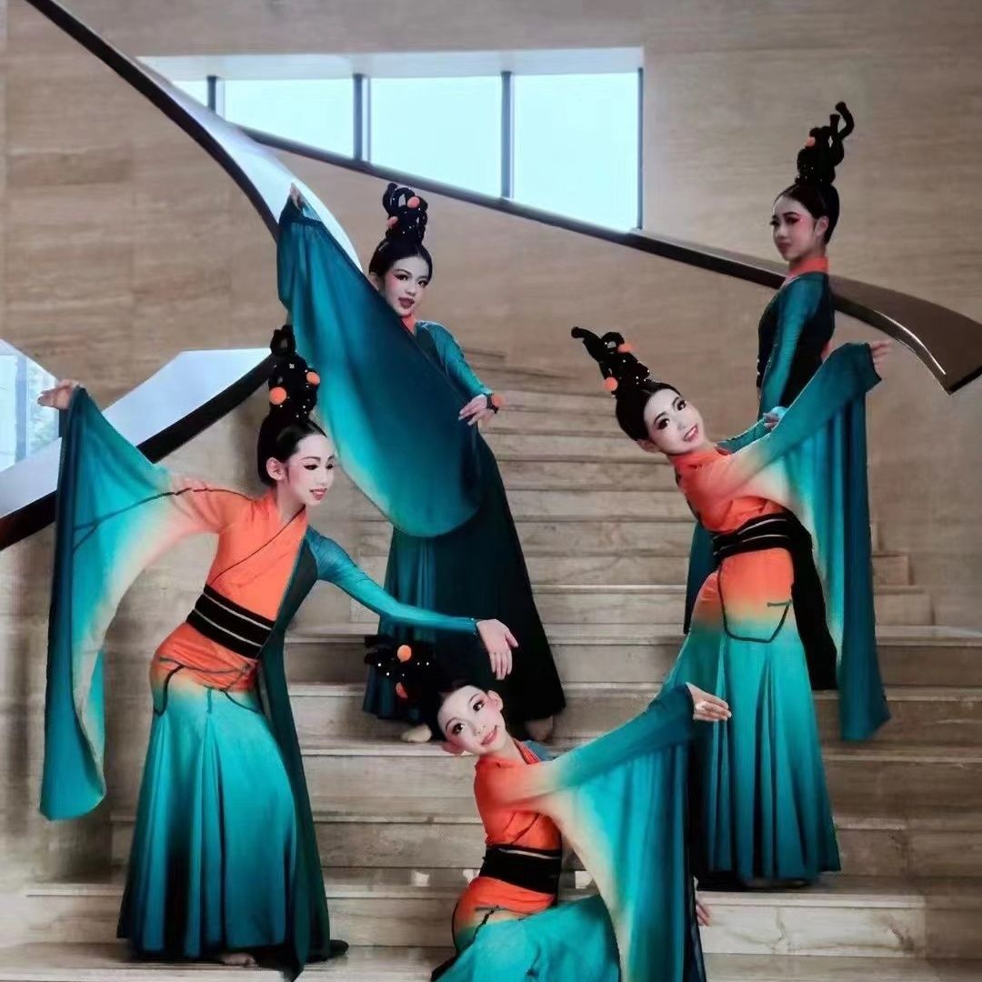 古典舞舞蹈橘颂同款高端演出服屈原套装汉唐飘逸新款艺考舞蹈服