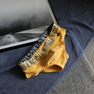 包邮内裤男三角裤透气纯棉裤衩舒适运动个性低腰纯色性感紧身裤头