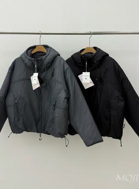 韩国代购高档TATEMODERN83M面料保暖防风户外双面连帽棉服JK4663
