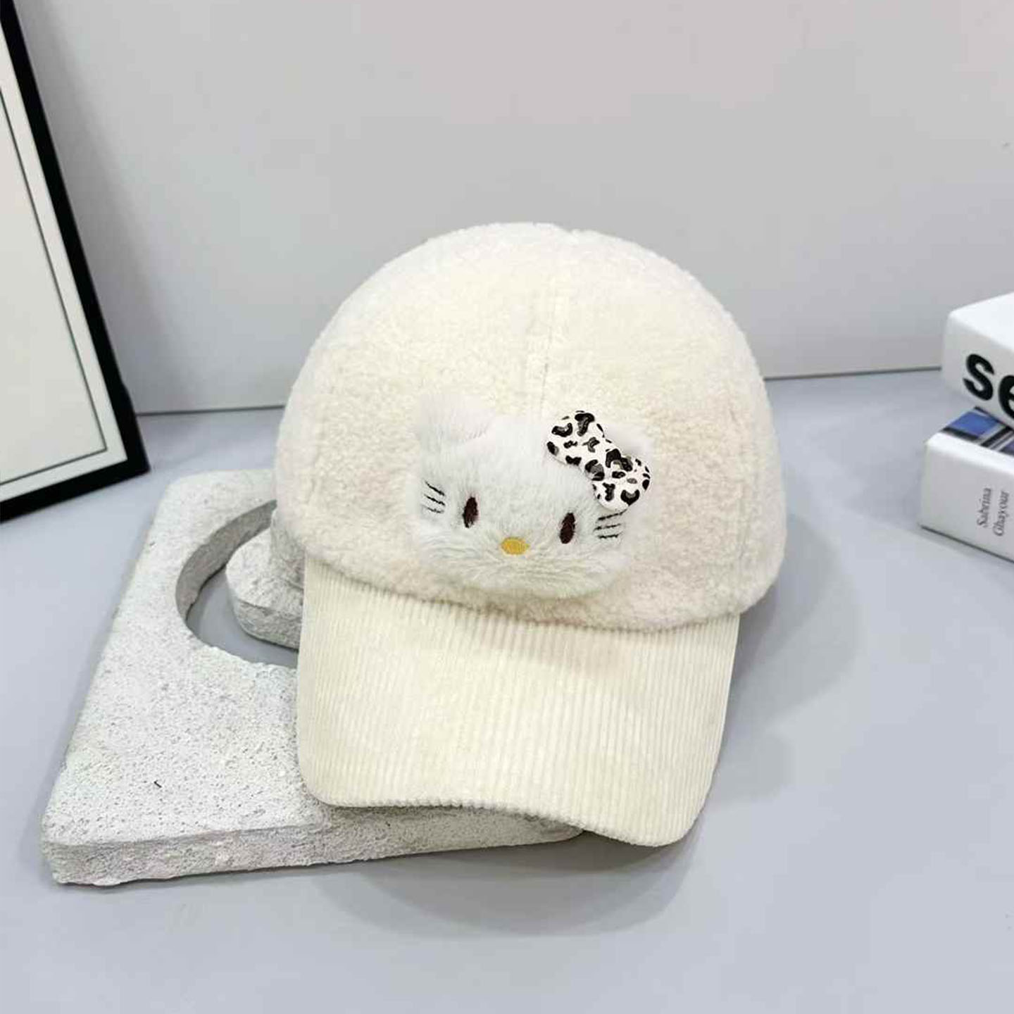 2025秋冬新款可爱卡通棒球帽子女