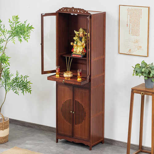 【新品直降】佛龛立柜带门财神爷