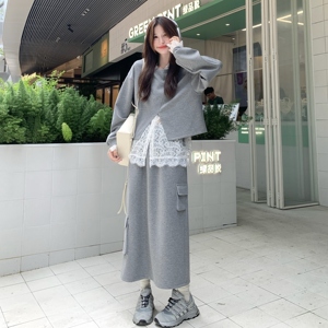 大货 新款针织卫衣三件套2D073-66117-P175-K258图片