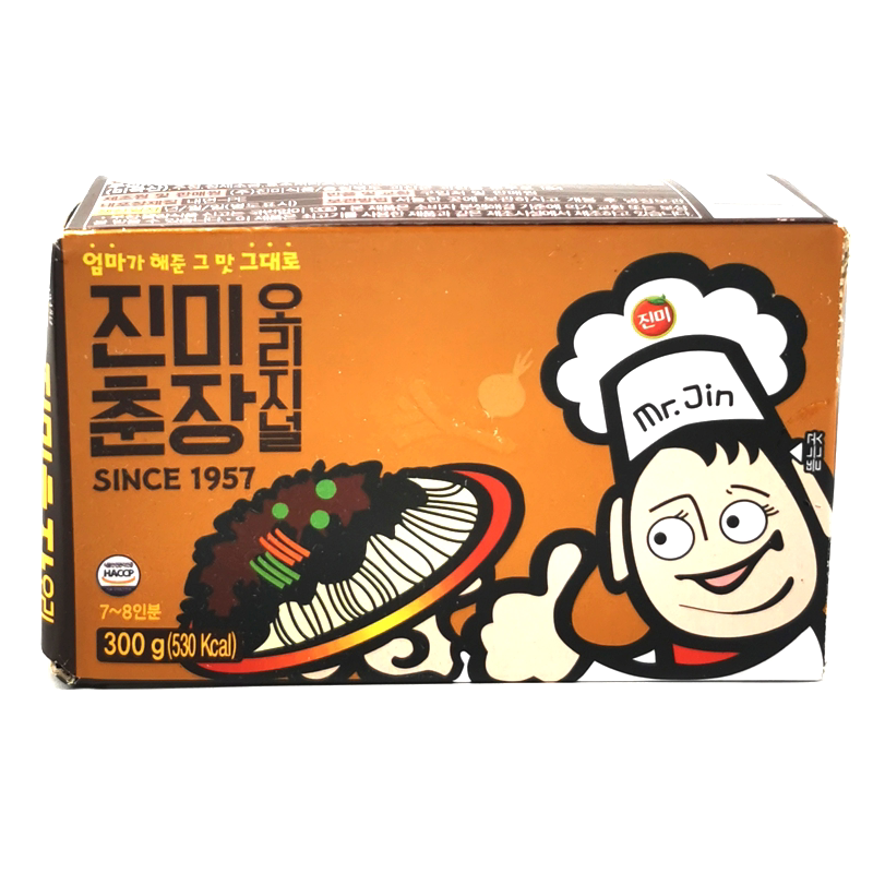 韩国进口真味春酱炸酱面酱料黑酱韩式炸酱专用拌面酱杂酱淳酱300g