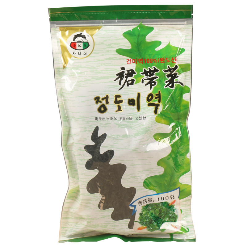 小伙子裙带菜干货100g即食海木耳海白菜海带芽螺旋藻海藻海带汤料