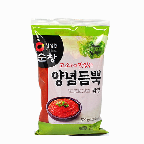 韩国清净园包饭酱 烤肉五花肉生菜包饭酱 生菜蘸酱 500g 袋装