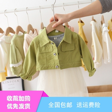 1-2-3岁女宝宝套装婴幼牛仔连衣裙1