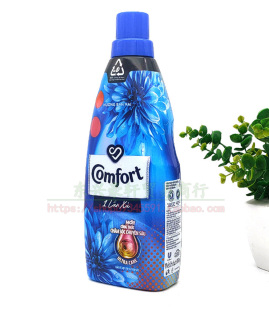 越南comfort金纺柔顺剂衣物留香洗衣护理液800ml留香清新深兰花香