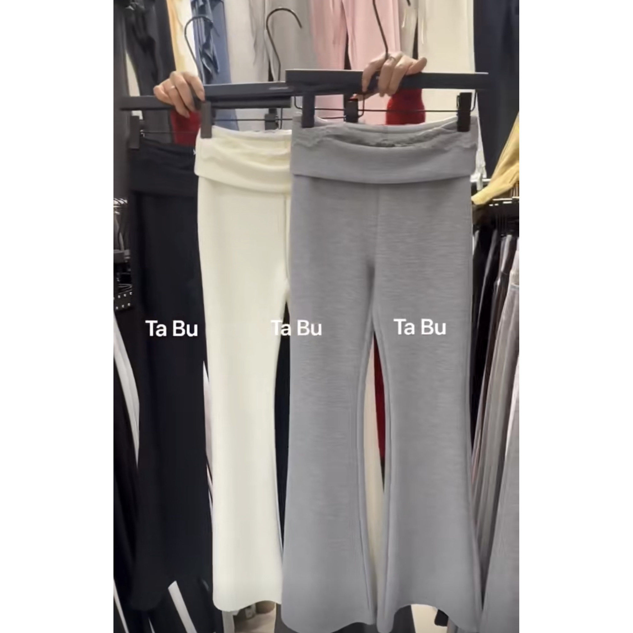 蕾丝拼接高腰修身显瘦喇叭裤垂感微喇休闲裤2026春季新款韩版