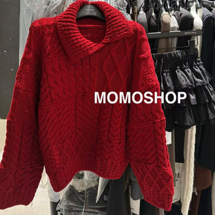 2025冬上新设计款加厚麻花毛衣+蕾丝蓬蓬半裙两件套套装女潮