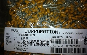 供应 AVX TAJD157K016RNJ 钽电容