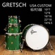 green 美产 glass闪光绿 CUSTOM 标尺五鼓 GRETSCH USA