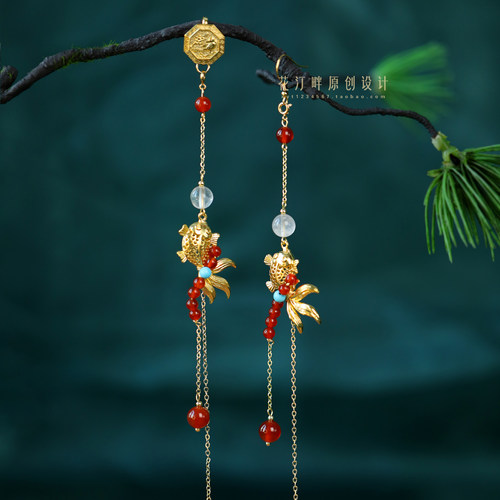 女款古风配饰鱼新中式国风