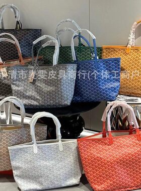 狗牙托特包totebags戈雅女包欧美Y字印花购物袋大容量子母包现货