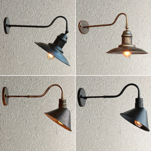 门头灯牌匾灯户外防水墙灯可调节广告牌店铺招牌灯复古工业风壁灯