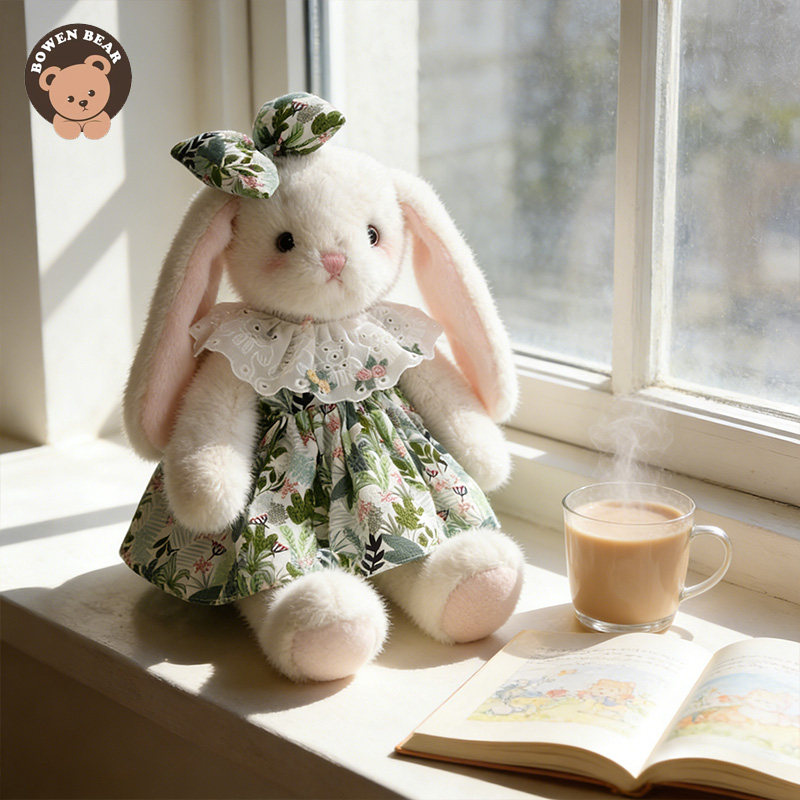 小兔公仔碧珞丝可爱毛绒玩具兔子玩偶裙装大白兔安抚娃娃儿童礼物