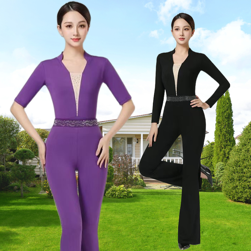 春夏新款形体训练服装女仪态礼仪高级感专业导师形体课走秀舞蹈服