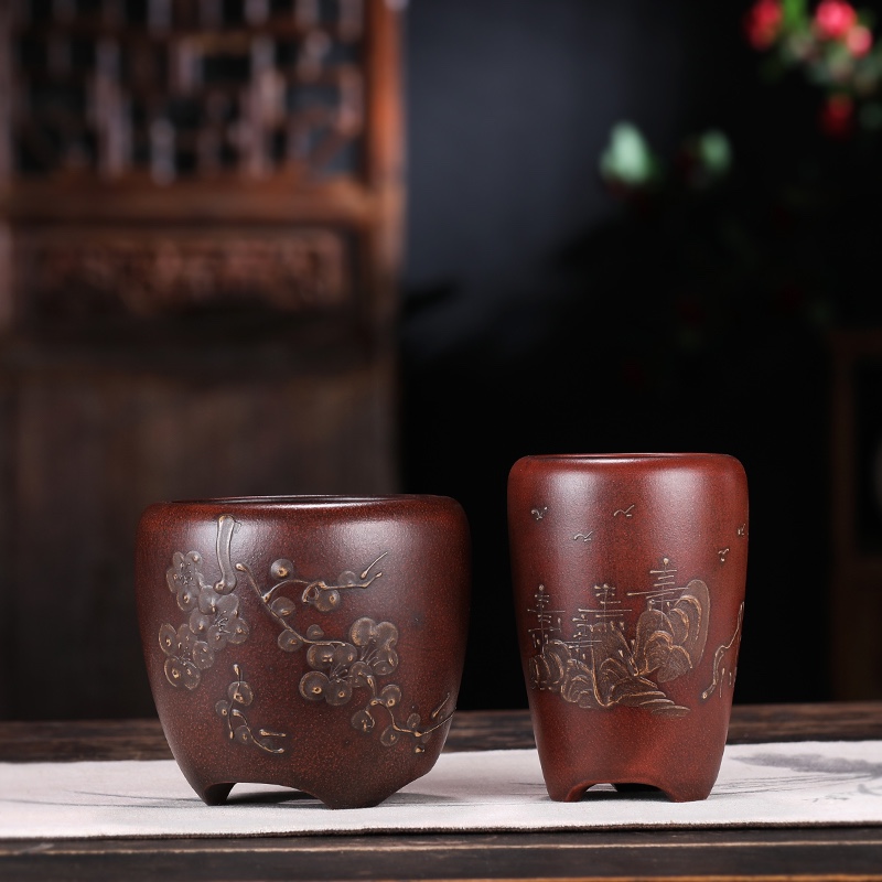 多肉盆小花盆宜兴紫砂兰花花盆