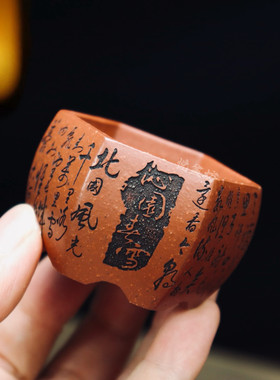 特价精品微型紫砂花盆小迷你多肉菖蒲文竹盆景盆金弹子黑松拇指盆