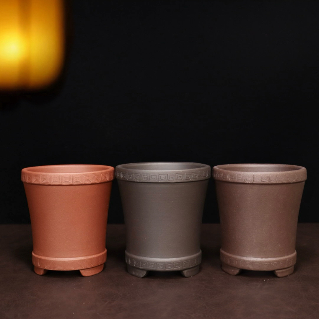 特价精品紫砂花盆小兰花专用盆景盆多肉菖蒲云竹绿植盆栽花盆陶瓷