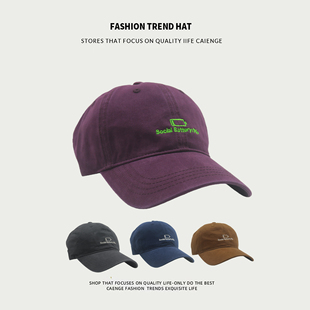 大头围帽子宽帽檐显脸小棒球帽女适合方圆脸加大加深鸭舌帽男秋冬