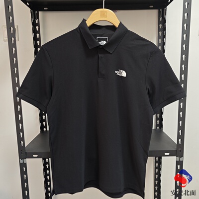 26春夏款TheNorthFace北面短袖T恤男UPF50防晒速干翻领POLO衫87W2