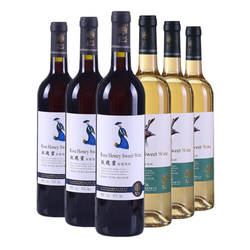 云南弥勒高斯比玫瑰蜜甜红葡萄酒