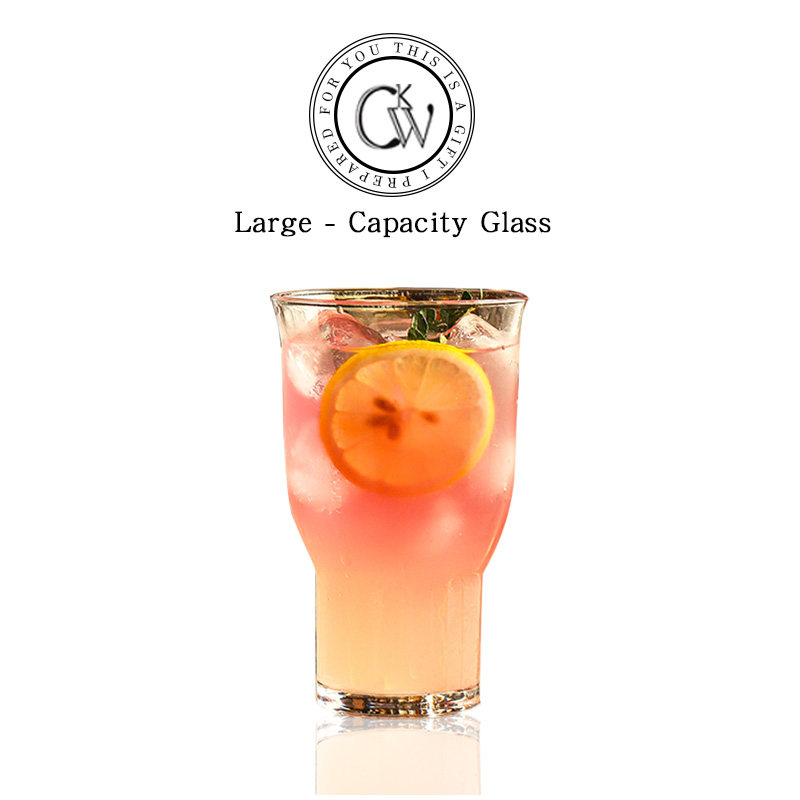 CKW 玻璃杯大容量果汁杯复古宽口美式咖啡杯冷饮料杯水杯鸡尾酒杯,餐饮具,玻璃杯,淘宝优惠券,粉丝福利购,淘宝优惠卷