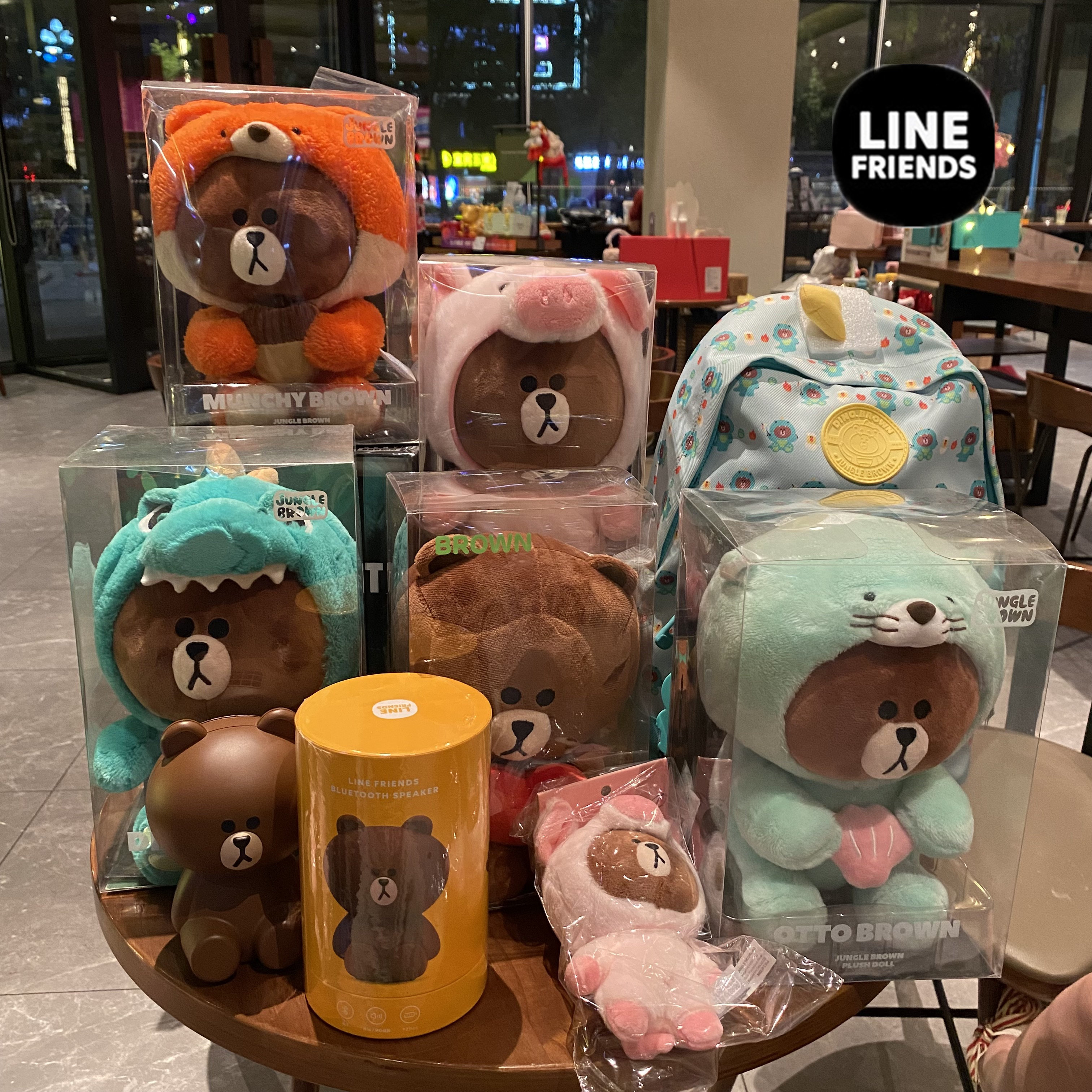 linefriends布朗净化器、背包