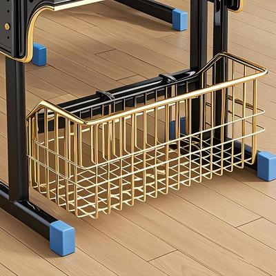 书桌下挂篮学校课桌下书本收纳架课本储物筐书包放置架挂式置物架