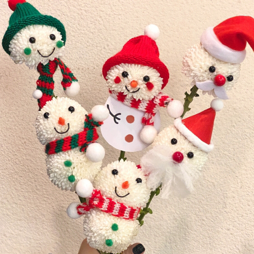 乒乓菊diy配饰韩式花艺