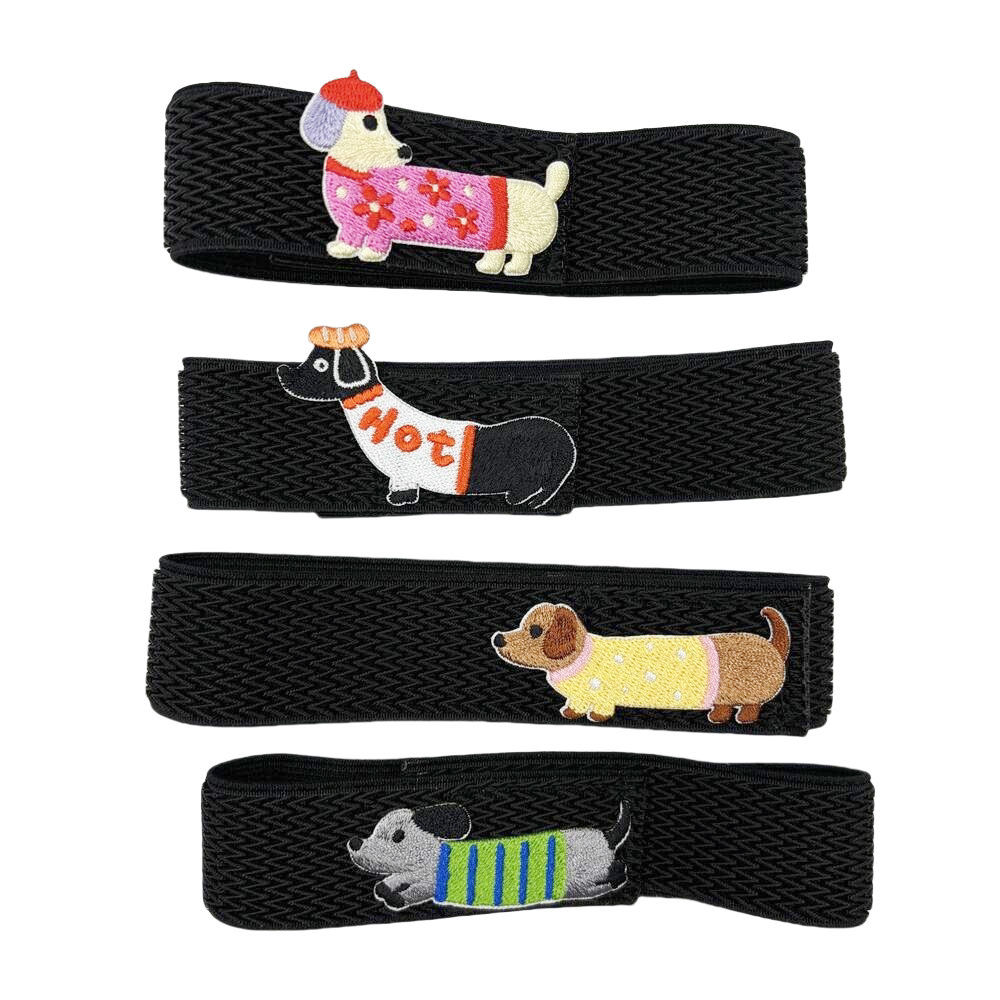 忠犬束裤脚带公路山地休闲自行车束裤脚带绑腿裤脚扎带