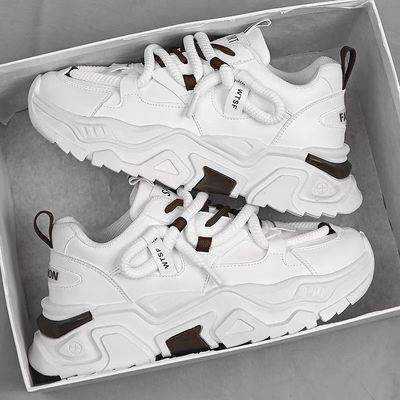 秋季男鞋2025新款透气鞋子男款潮流百搭内增高运动鞋休闲老爹