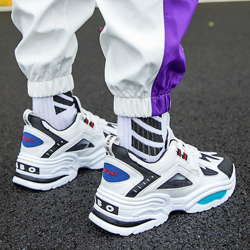 秋季男鞋夏季男款2025年新款运动休闲跑步老爹男士青少年增高潮鞋