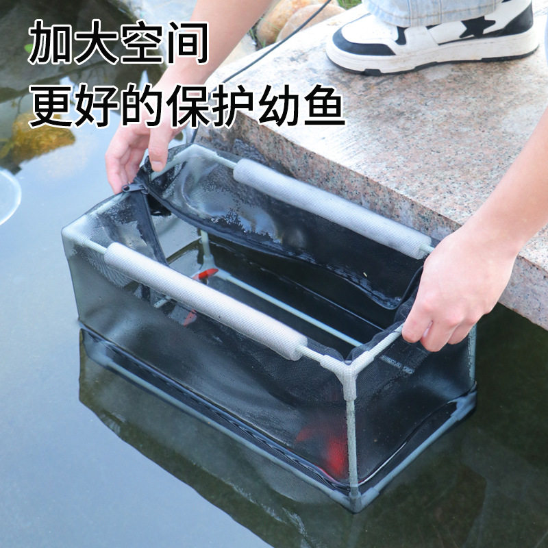 钓鱼隔离网箱饵料鱼虾螃蟹养殖吊笼鱼护存鱼网笼大口径网兜网箱