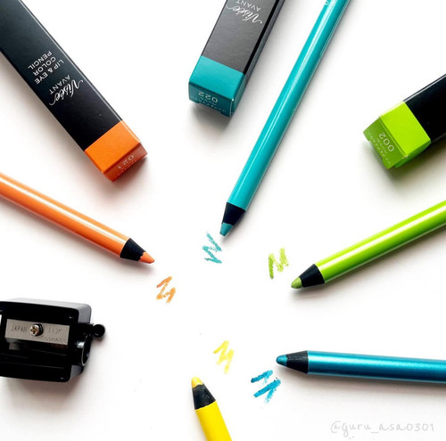 【现货】日本高丝visee眼唇多彩铅笔眼线笔002 绿色 香奶奶平替