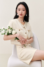 商场同款名媛小香风套装裙女2025夏装新款时尚气质连衣裙两件套