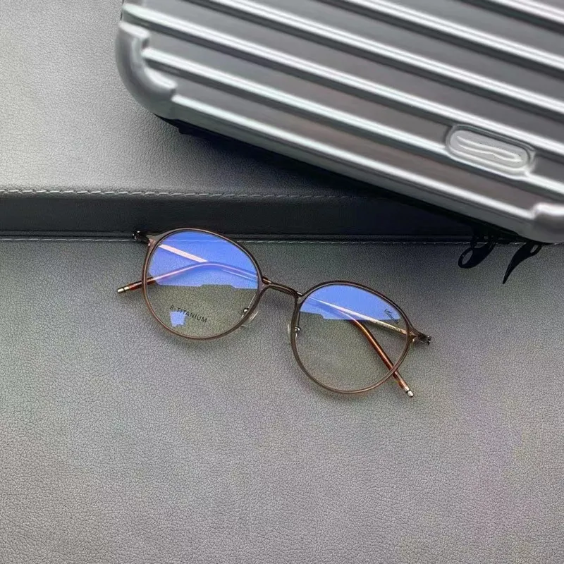 韩国复古卡琳同款眼镜框软糖超轻6克近视茶色椭圆眼镜CF2A08