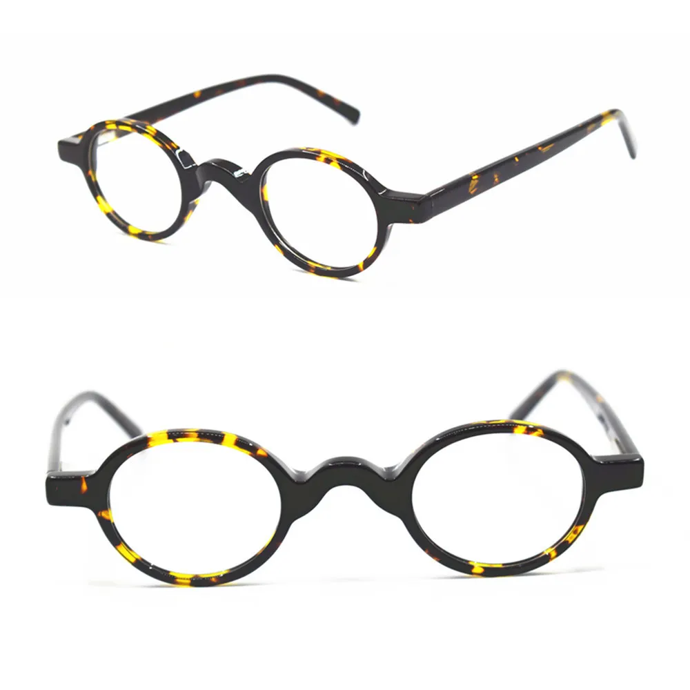复古板材超小框弹簧腿眼镜架全框个性街头小椭圆男女眼镜框DC8049