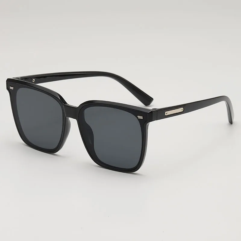 新款复古米钉时尚方框墨镜高级感街拍凹造型网红同款防晒太阳镜